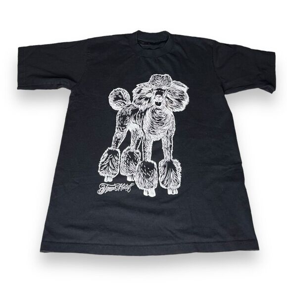 Tango Hotel X Mr Cartoon Poodle Dog Sketch Black USA Made T-shirt Men’s Size M - Picture 1 of 6